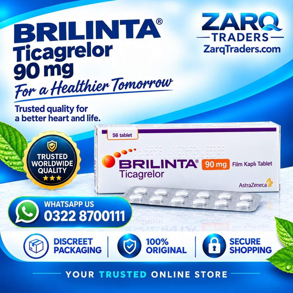 Brilinta 90 mg Tikagrelor Tablets Price In Pakistan