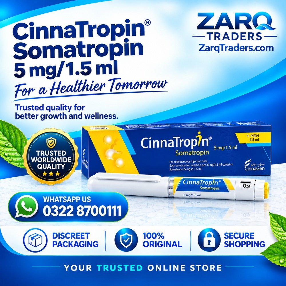 Cinnatropin Somatropin 5mg/1.5 ml Injection Price In Pakistan