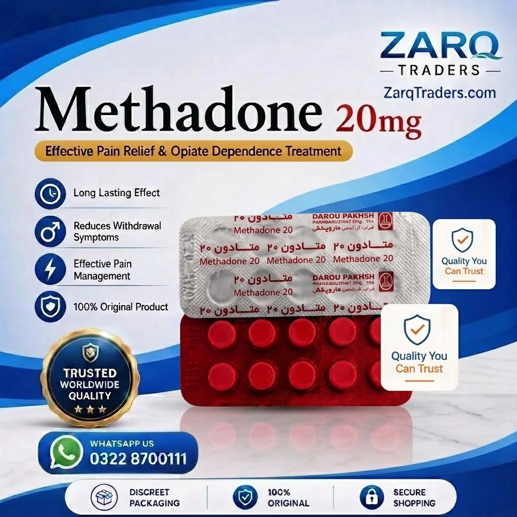 Methadone 20 mg 10 Tablets Darou Pakhsh in Pakistan 