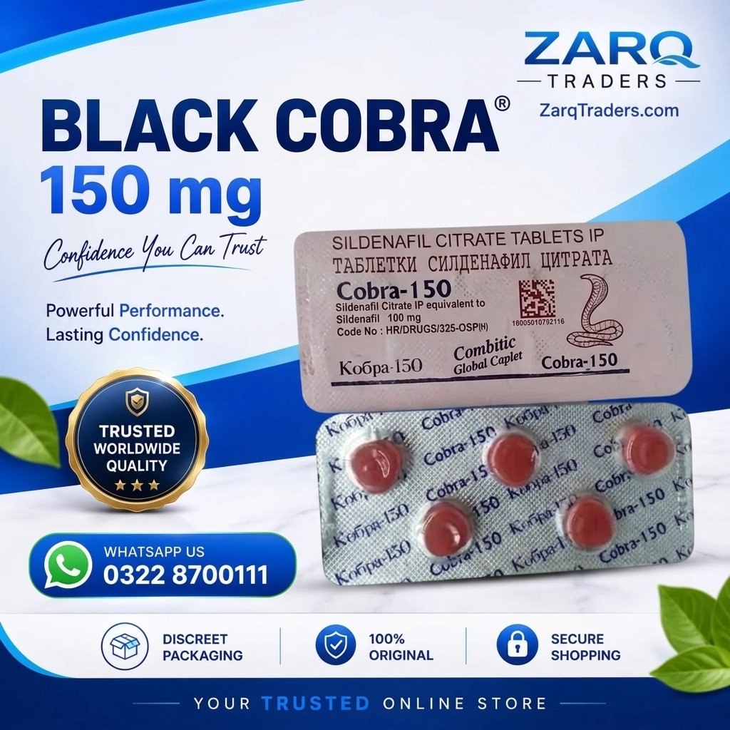 Black Cobra 5 Tablets 150mg Price In Pakistan 