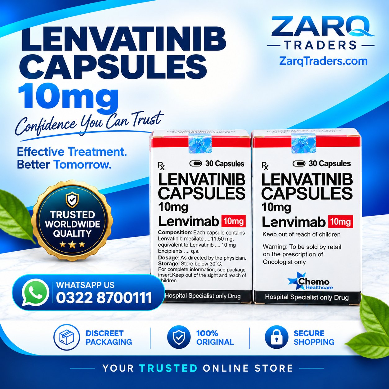 Lenvatinib capsules 10mg Lenvimab 10 mg Price In Pakistan