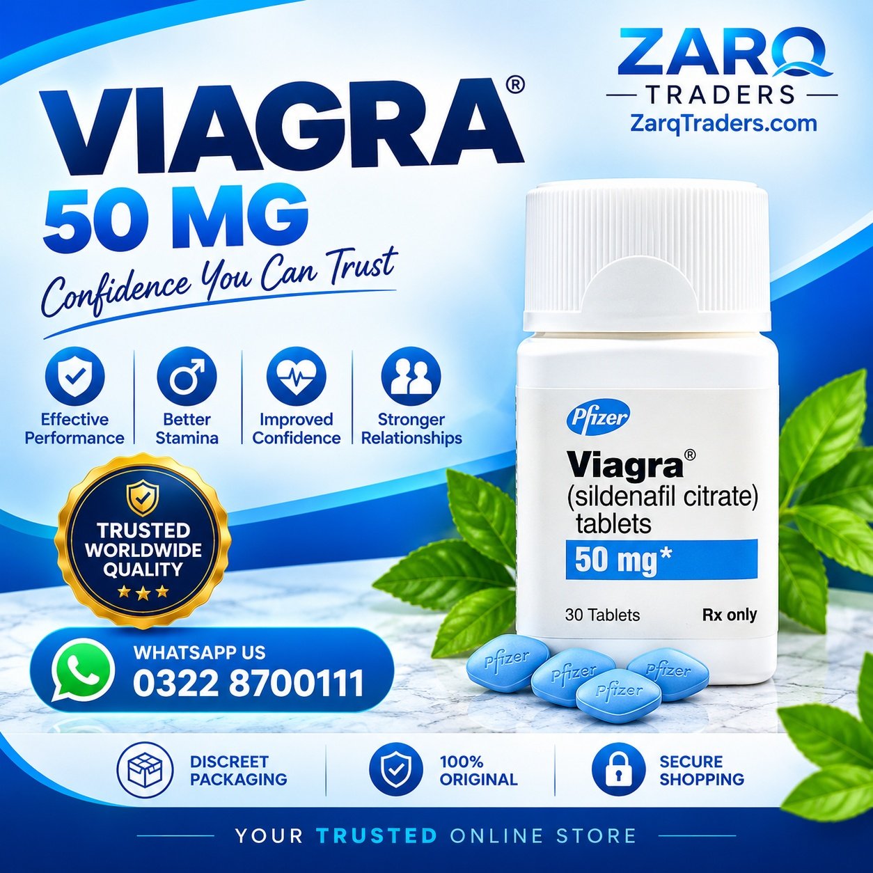 Viagra 50mg 30 Tablets Price In Pakistan