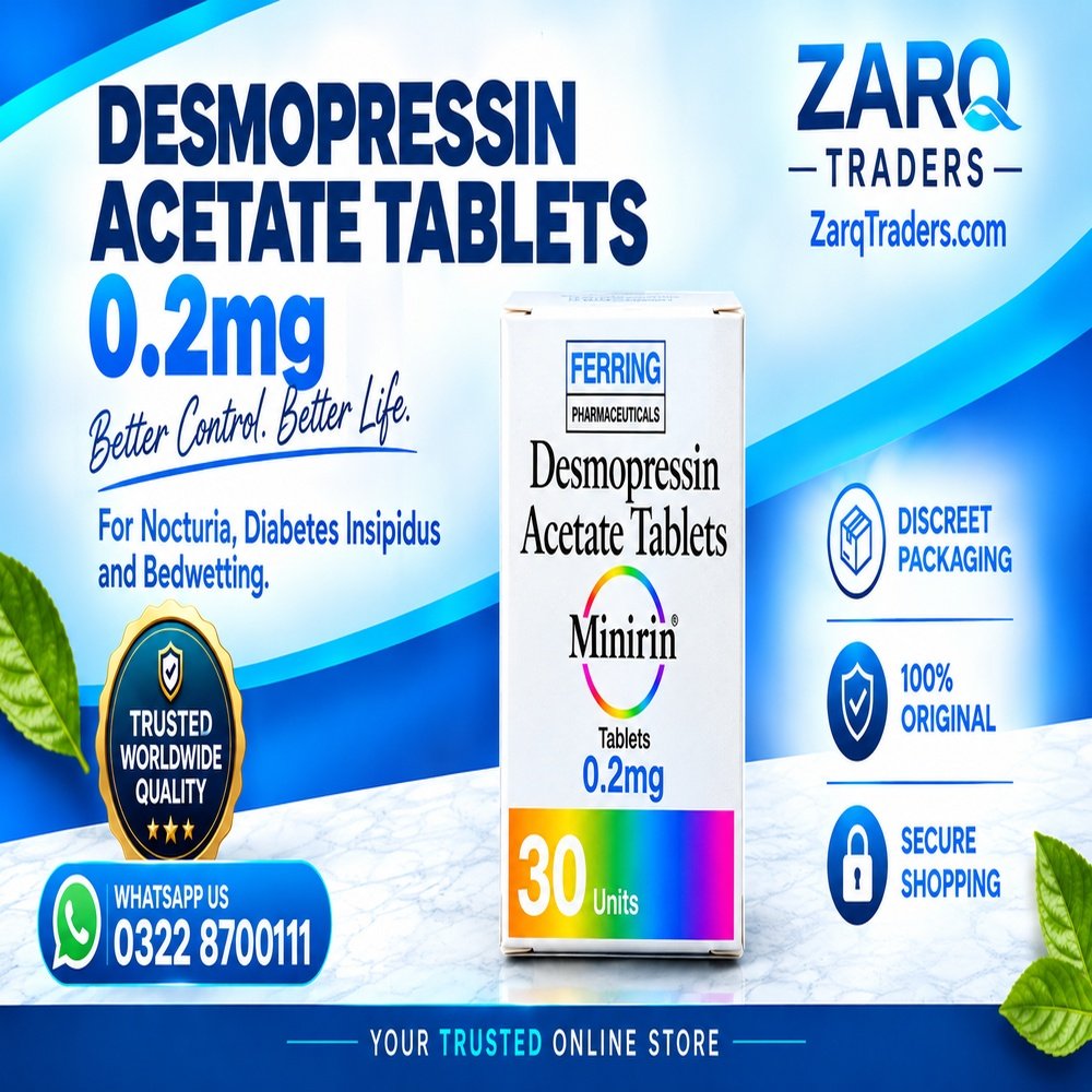 Desmopressin Minirin 0.2mg tablets Price In Pakistan
